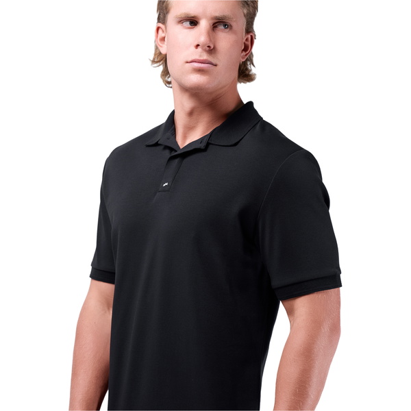 Zhik Hombres Polo De Algodón Pima POL-0170-M-BLK - Black